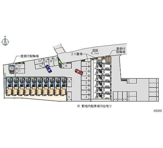 ★手数料０円★仙台市太白区中田町　月極駐車場（LP）